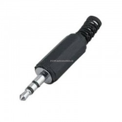 Jack 3,5 mm stereo vidlice na kabel